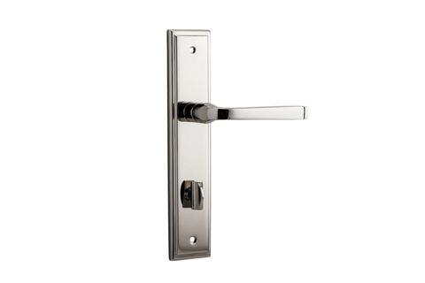 Door TRA14244P85 Lever Annecy Stepped Privacy Pn Ctc85mm H240xw50xp65mm