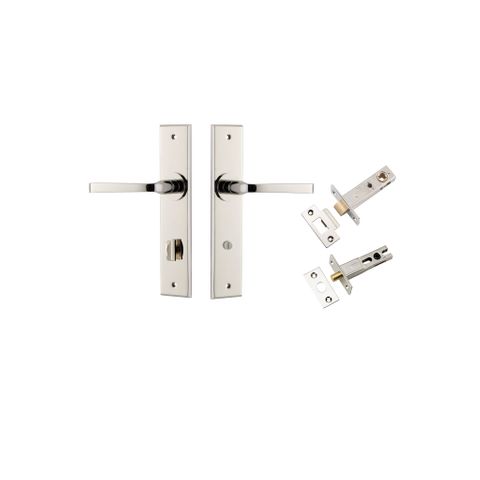 Door TRA14288KPRIV60 Lever Annecy Chamfered Privacy Polished Nickl CTC85 Kit