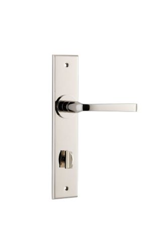 Door TRA14288P85 Lever Annecy Chamfered Priv Pn Ctc85mm H240xw50xp65mm