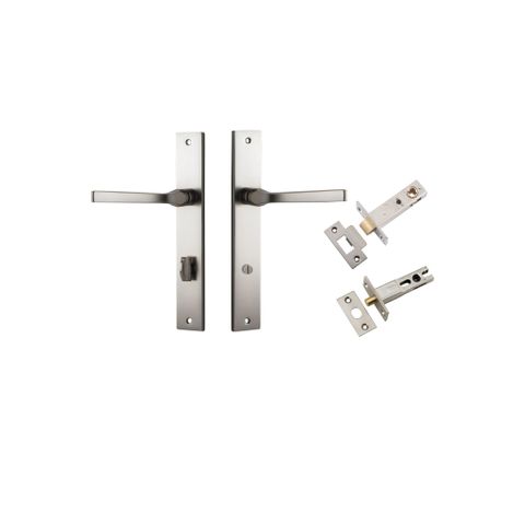 Iver TRA14708KPRIV60 Annecy Lever Rectangle Plate Privacy Kit 60mm B/Set SN