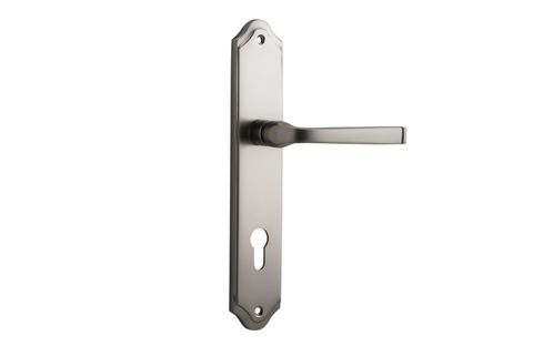 Door TRA14720E85 Lever Annecy Shouldered Euro Sn Ctc85mm H240xw50xp65mm