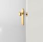 Door TRA10334 Knob Cambridge Oval Latch Polished Brass H240xw40xp67mm