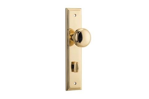Iver Paddington Knob Stepped Plate Furniture Privacy Kit No Latch