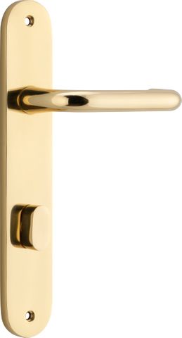 Iver Oslo Lever Oval Plate Furniture Privacy Kit No Latch