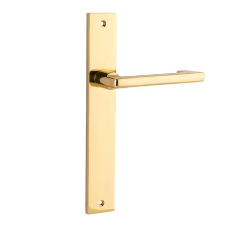 Iver Baltimore Return Lever Rectangle Plate Furniture Kit No Latch
