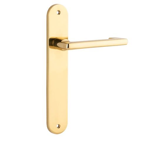 Iver Baltimore Return Lever Oval Plate Furniture Kit No Latch