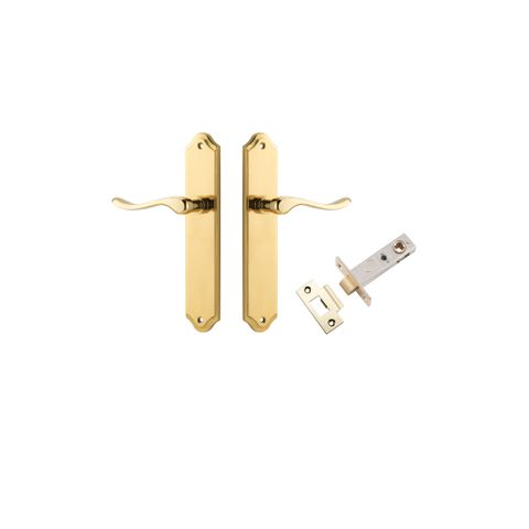 Iver Stirling Lever Shouldered Plate Furniture Passage Kit W/ Latch