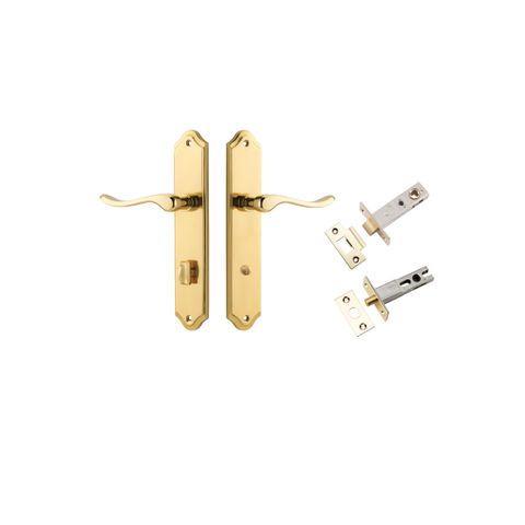 Iver Stirling Lever Shouldered Plate Furniture Privacy Kit W/ Latch