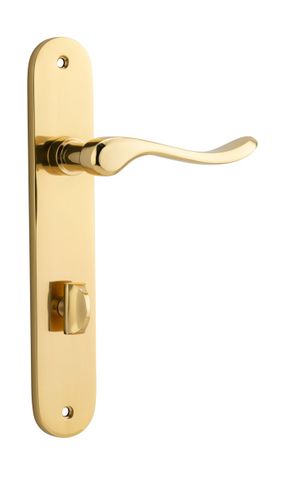 Iver Stirling Lever Oval Plate Furniture Privacy Kit No Latch