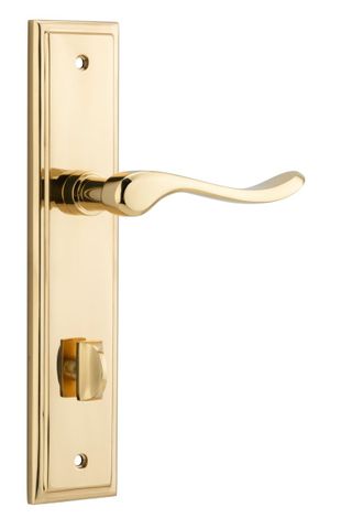 Iver Stirling Lever Stepped Plate Furniture Privacy Kit No Latch
