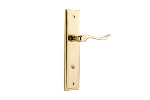 Iver Stirling Lever Stepped Plate Furniture Privacy Kit No Latch
