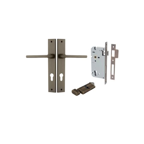 Dr TRA10702KENTR60KT Lvr Btmore Rectg Euro Signtr Brass H240XW38XP55 Ent Kit