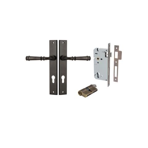 Dr TRA10706KENTR60KK Lvr Vrna Rectg Euro Signature Brass H240XW38XP59 Entr Kit