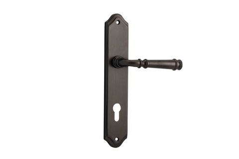 Door TRA10718E85 Lever Verona Shouldered Euro Sb Ctc85mm H240xw50xp59mm