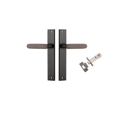 Door TRA10748KPASS60 Lever Bronte Rectangular Signature Brass L117xp53mm