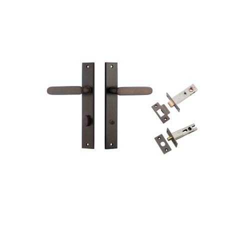 Door TRA10748KPRIV60 Lever Bronte Rectangular Privacy Signature Brass CTC85