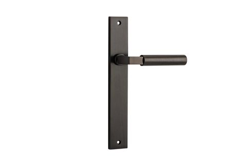 Iver TRA10750 Door Lever Berlin Rectangular Latch Signature Brass