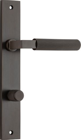 Door TRA10752P85 Lever Brunswick Rectangular Privacy Signature Brass