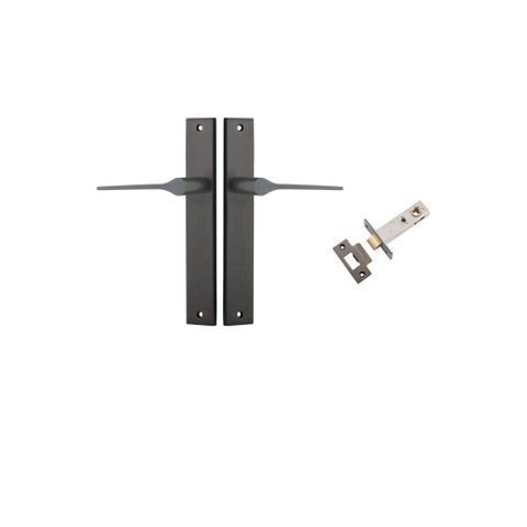 Iver TRA10754KPASS60 Door Lever Como Rectangular Signature Brass L119xp59mm