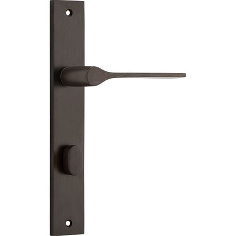 Door TRA10754P85 Lever Como Rectangular Privacy Signature Brass Ctc85mm