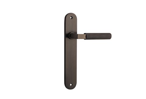 Iver Brunswick Lever Oval Plate Furniture Kit No Latch