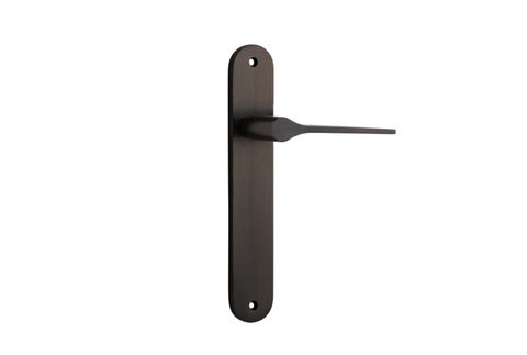 Door TRA10770 Lever Como Oval Latch Signature Brass H240xw40xp59mm