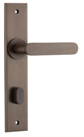 Iver Bronte Lever Chamfered Plate Furniture Privacy Kit No Latch