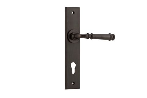 Iver Verona Lever Chamfered Euro Plate Furniture Kit