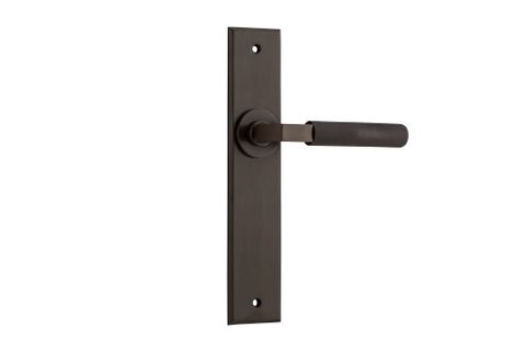 Iver Brunswick Lever Chamfered Plate Furniture Kit No Latch