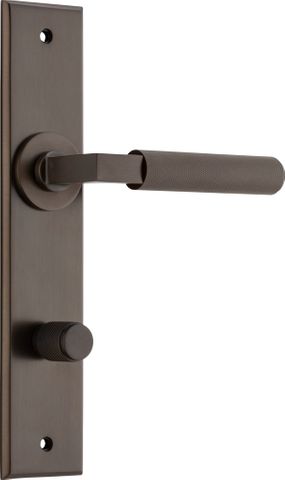 Iver Brunswick Lever Chamfered Plate Furniture Privacy Kit No Latch