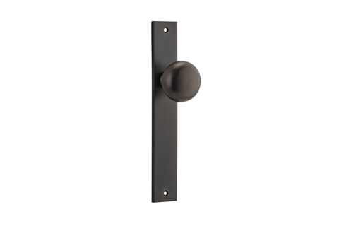Door TRA10822 Knob Cambridge Rectangular Latch Sb H240xw38xp67mm