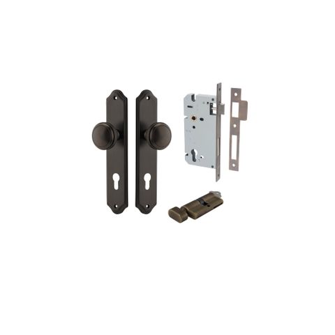 Dr TRA10826KENTR60KT Knob Pdgton Shdred Euro Signtr Brass H240XW50XP68 Ent Kit