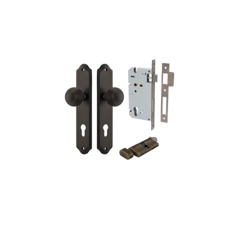 Dr TRA10830KENTR60KT Knob Glfrd Shdred Euro Signtr Brass H240XW50XP60 Ent Kit