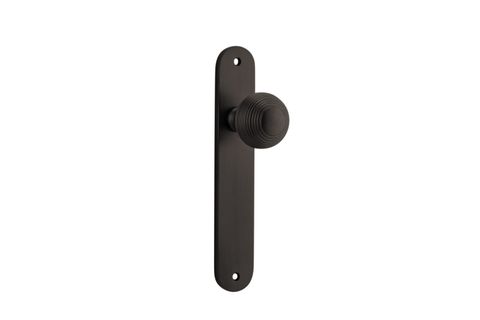 Door TRA10836 Knob Guildford Oval Latch Sb H240xw40xp60mm