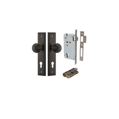 Dr TRA10842KENTR60KK Knob Glfrd Step Euro Signature Brass H240XW50XP60 Ent Kit