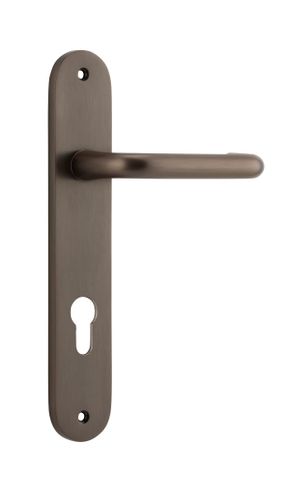 Door TRA10846E85 Lever Oslo Oval Euro Sb Ctc85mm H240xw40xp57mm