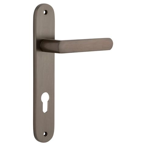Iver Osaka Lever Oval Euro Plate Furniture Kit