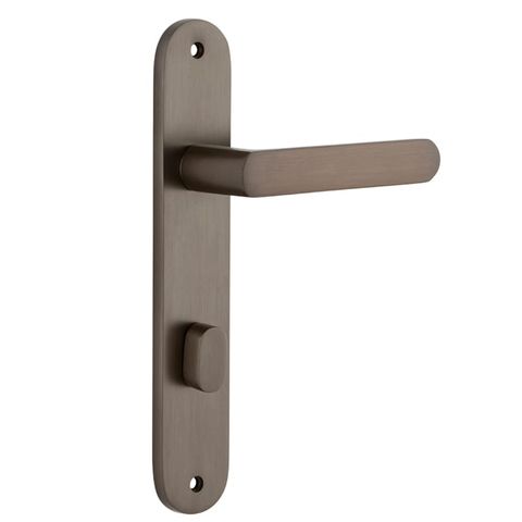 Iver Osaka Lever Oval Plate Furniture Privacy Kit No Latch