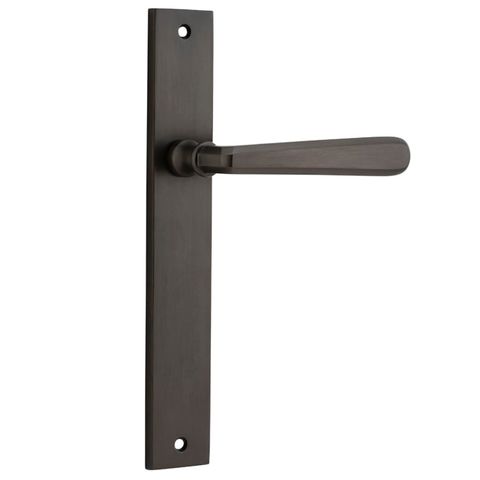 Iver Copenhagen Lever Rectangle Plate Furniture Kit No Latch