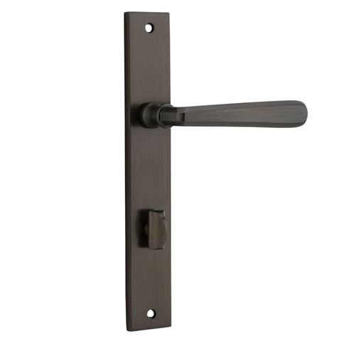 Door TRA10872P85 Lever Copenhagen Rect Priv Pr Sb Ctc85mm H240xw38xp61mm