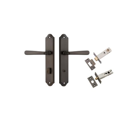 Iver Copenhagen Lever Shouldered Plate Furniture Privacy Kit W/ Latch