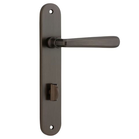 Iver Copenhagen Lever Oval Plate Furniture Privacy Kit No Latch