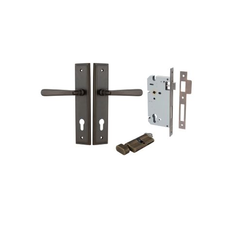 Iver Copenhagen Lever Stepped Plate Furniture Entrance Kit (Key/Turn)