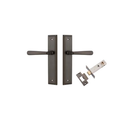 Iver Copenhagen Lever Stepped Plate Furniture Passage Kit W/ Latch
