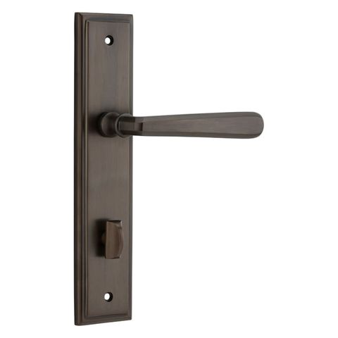 Iver Copenhagen Lever Stepped Plate Furniture Privacy Kit No Latch