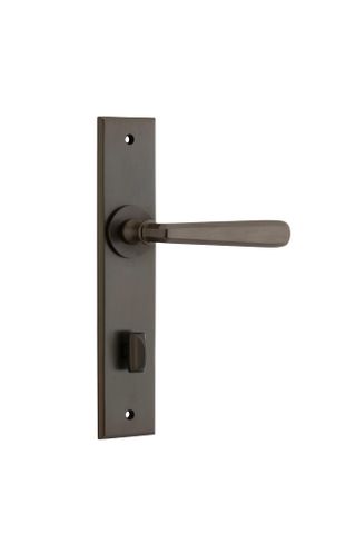 Iver Copenhagen Lever Chamfered Plate Furniture Privacy Kit No Latch