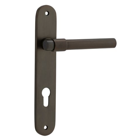 Iver Helsinki Lever Oval Euro Plate Furniture Kit
