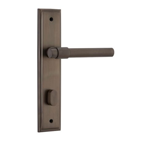 Iver Helsinki Lever Stepped Plate Furniture Privacy Kit No Latch