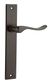 Door TRA10920 Lever Stirling Rectangular Latch Pr Sb H240xw38xp64mm