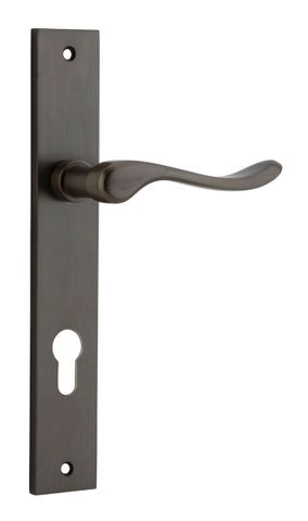 Door TRA10920E85 Lever Stirling Rect Euro Pr Sb Ctc85mm H240xw38xp64mm
